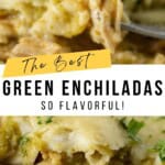 The Best Green Enchiladas Pinterest Pin