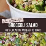 The Ultimate Broccoli Salad Pinterest Pin