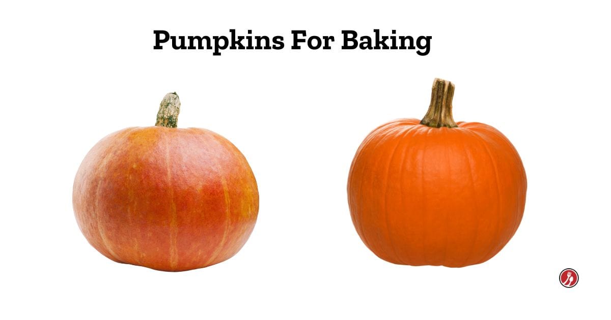 types of pumpkins used for baking and cooking