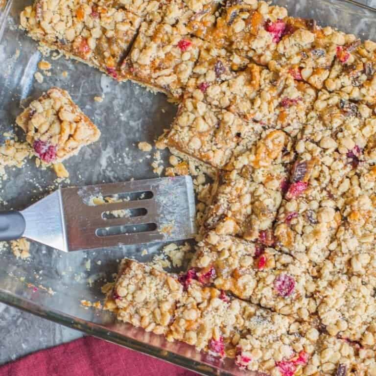 Apricot Cranberry Oat Bars blog photo
