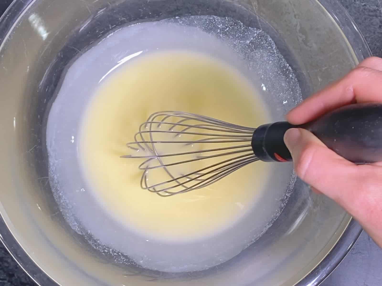 melted butter in a bowl