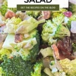 broccoli salad pinterest image