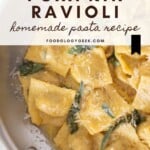 homemade pumpkin ravioli pinterest