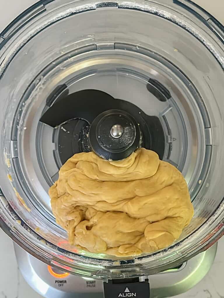 pasta dough made in a food processor