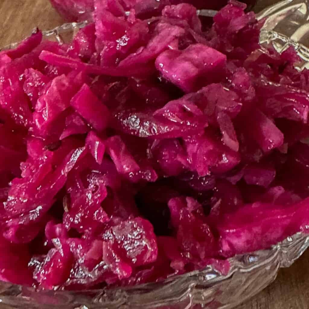 homemade red sauerkraut recipe