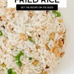 pinterest pin garlic fried rice