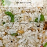 pinterest pin garlic fried rice