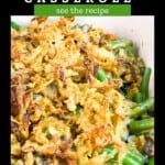 Homemade Green Bean Casserole Pinterest Pin