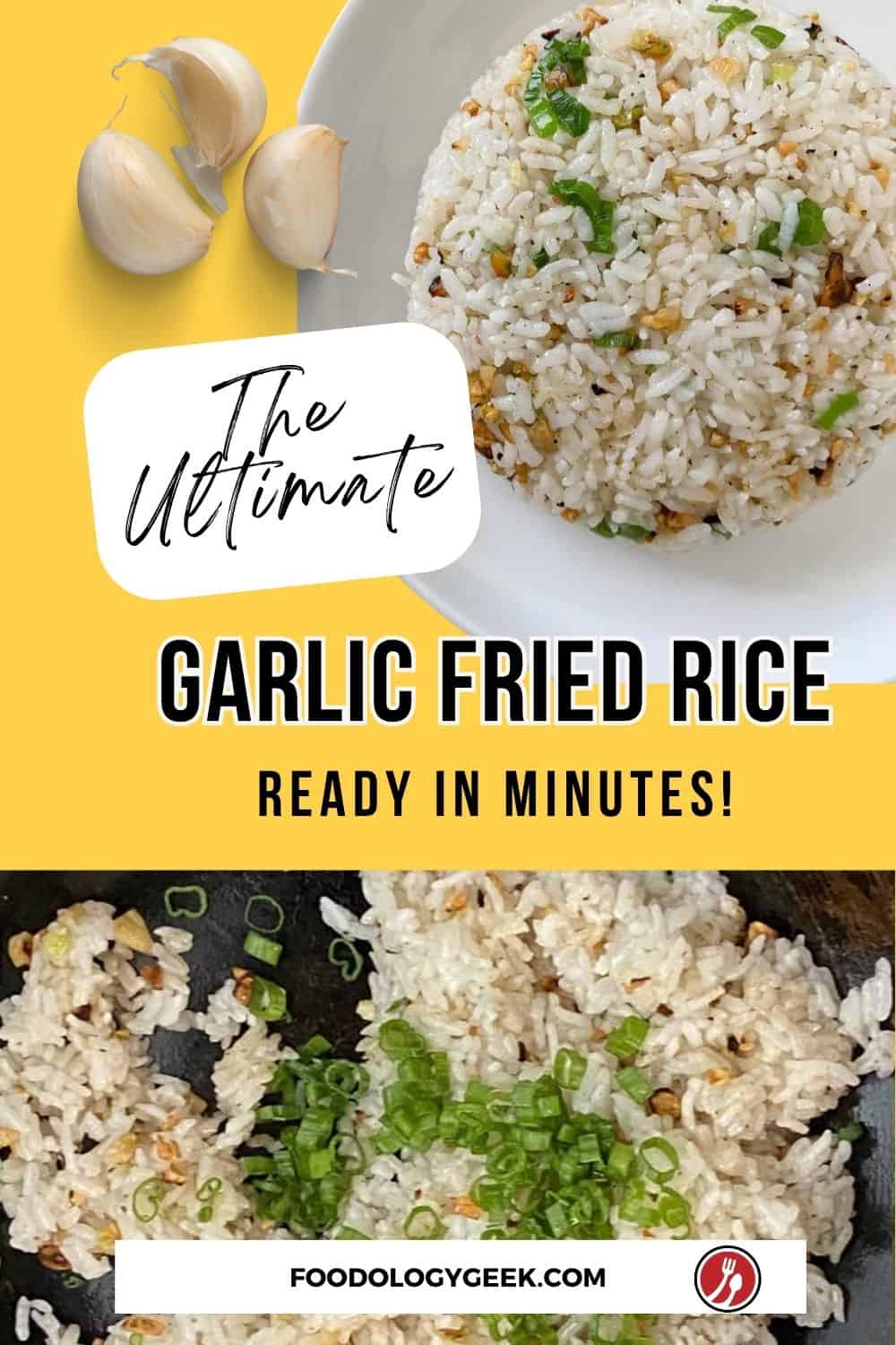 Garlic Roice Garlic Fried Rice - Foodology Geek