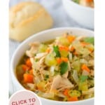 homemade turkey soup pinterest pin