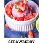 strawberry nice cream pinterest