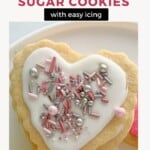 Homemade Cut-Out Sugar Cookies Pinterest Pin