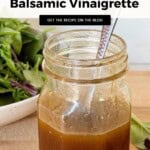 Easy Balsamic Vinaigrette Pinterest Pin