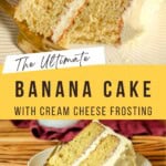The Ultimate Banana Cake Pinterest Pin