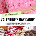 25 Homemade Valentine's Day Candy Pinterest Pin