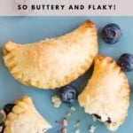 Mini Blueberry Hand Pies Pinterest Pin