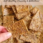 Seed Crackers Recipe Pinterest Pin
