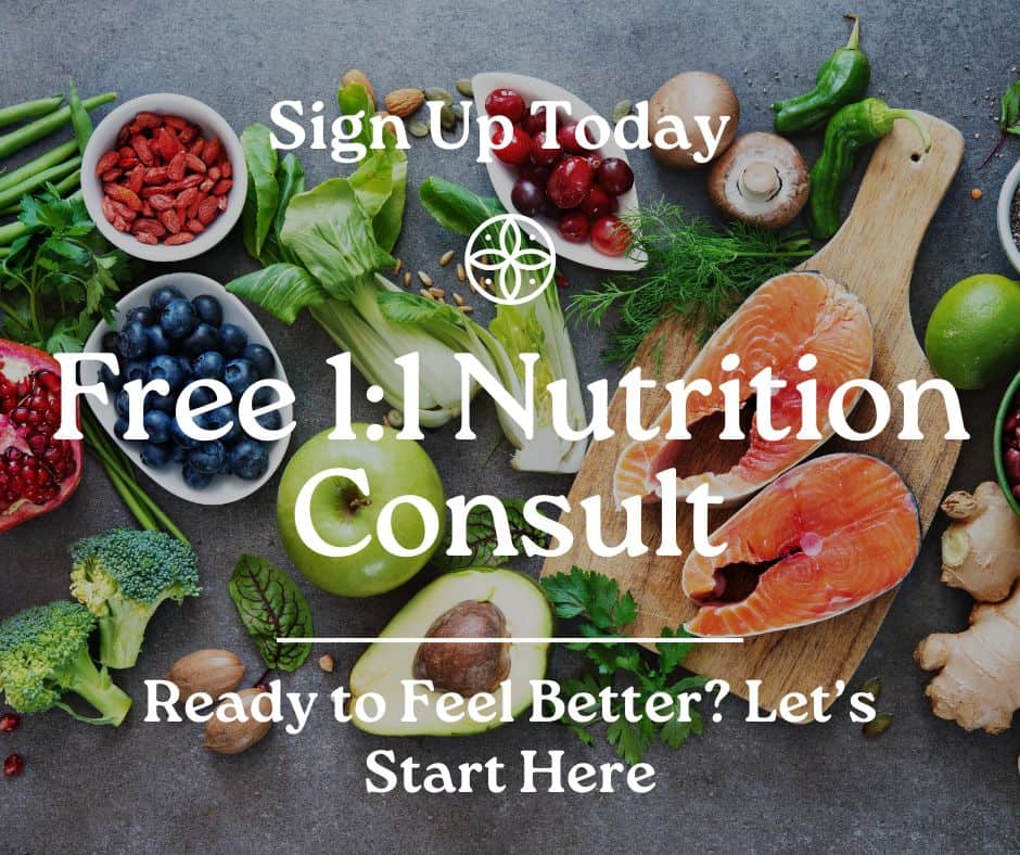 Sign up today for a free nutrition consultation