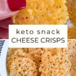 keto snack cheese crisps image